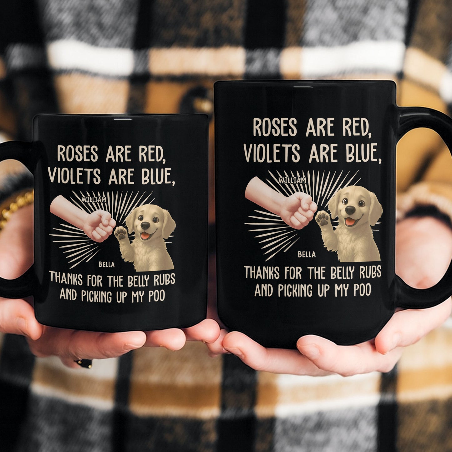 Thanks For Belly Rubs - Personalized Mug