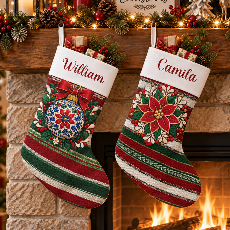 Latino-Navidad-Stocking-With-Custom-Name-Serape-Christmas-Decor-Personalized-Stocking-6