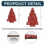 Custom Family Names 2026 Christmas Tree Up To 14 Names - Personalized Family Ornament