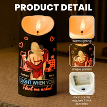 Led Candle F*ck Valentine's Day I Love You Everyday - Personalized LED Candle