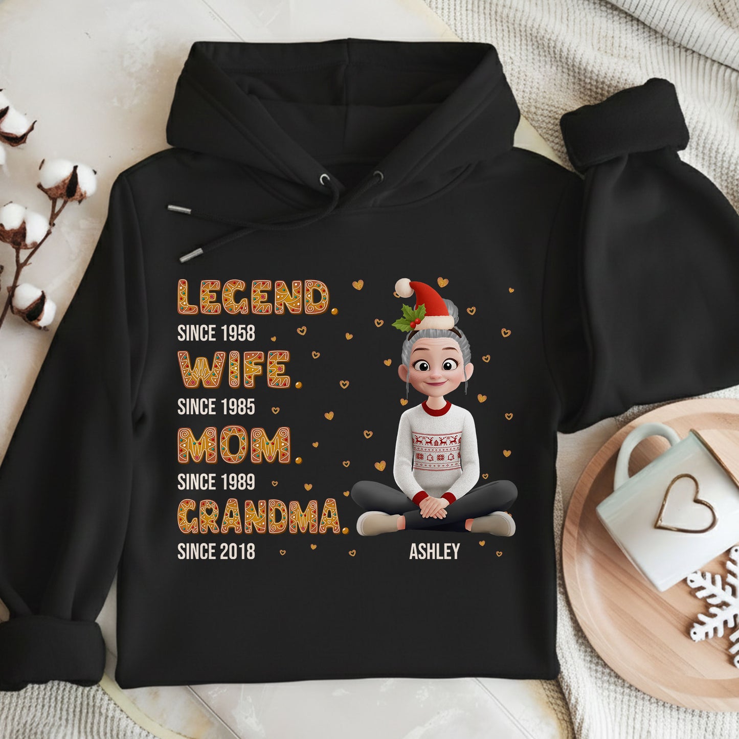 Legend Wife Mom Grandma - Personalized Shirt