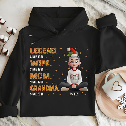 Legend Wife Mom Grandma - Personalized Shirt