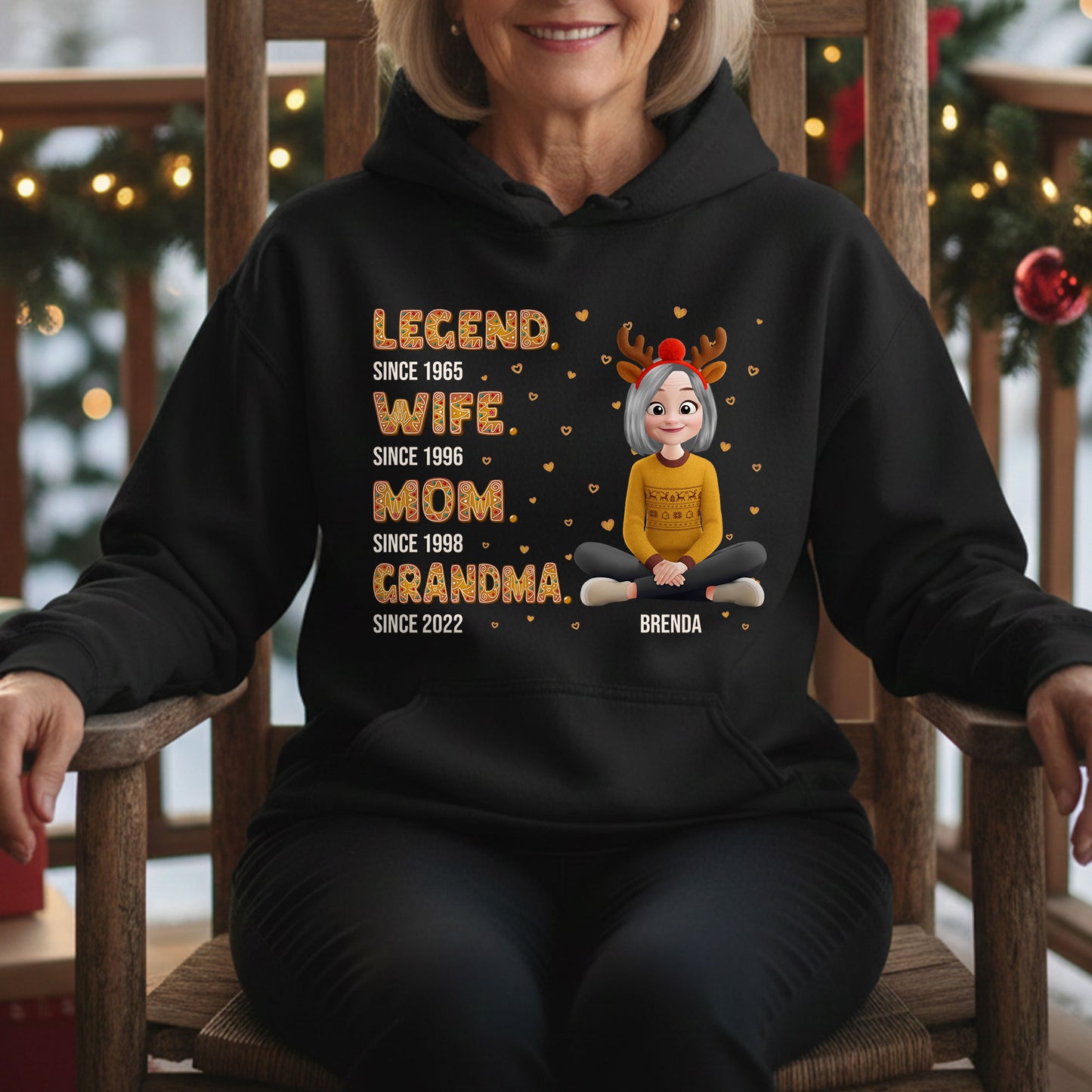 Legend Wife Mom Grandma - Personalized Shirt