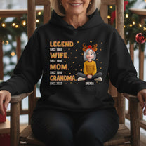 Legend Wife Mom Grandma - Personalized Shirt