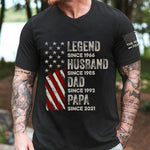 Legend, Husband, Dad And Grandpa - Custom Father's Day Gift Set