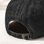 Legend, Husband, Dad And Grandpa - Canada Flag Version - Personalized Distressed Denim Cap