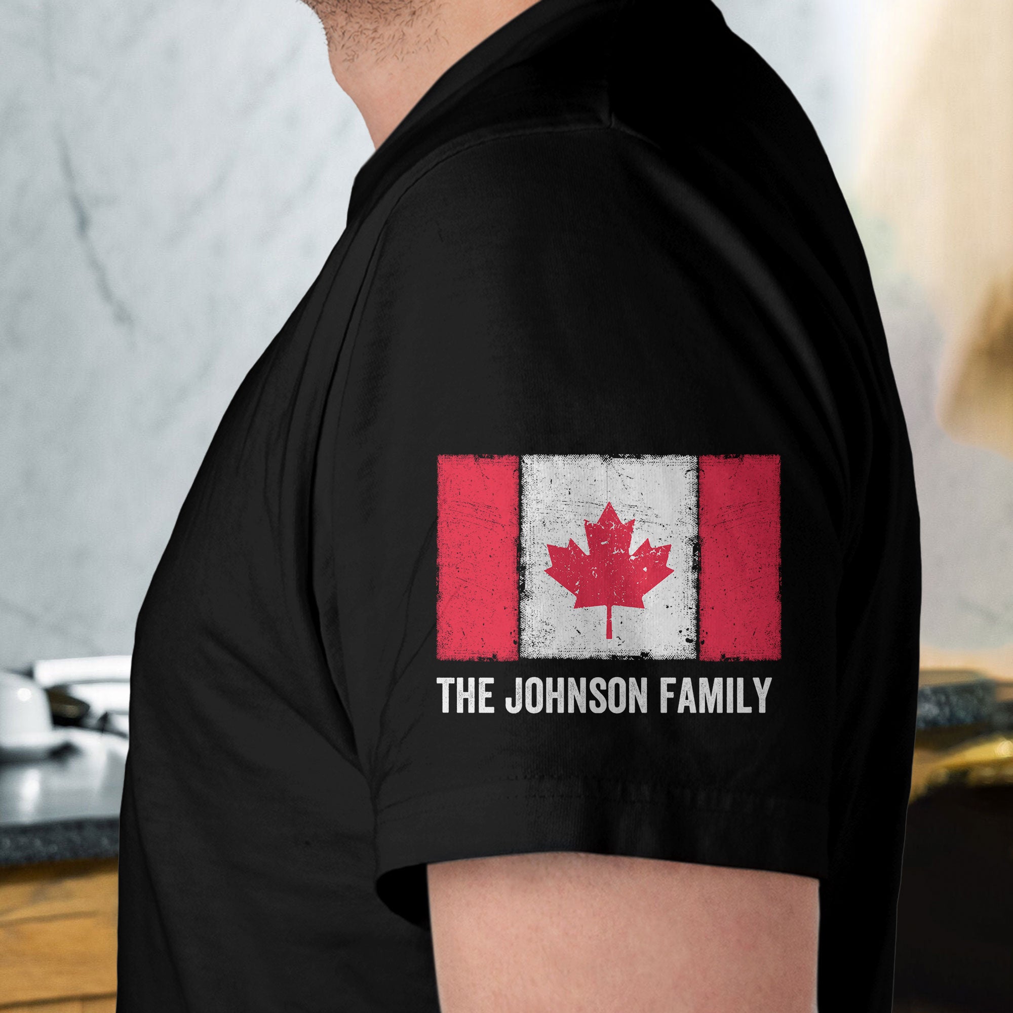 Legend, Husband, Dad And Grandpa - Canada Flag Version - Personalized Shirt
