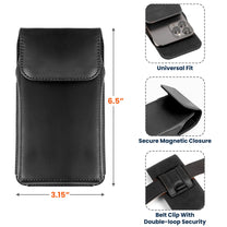 Legend, Husband, Dad And Grandpa Custom Family Name - Personalized Leather Phone Holster