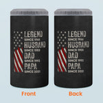 Legend, Husband, Dad And Grandpa - Personalized Can Cooler