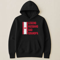 Legend, Husband, Dad And Grandpa Canada Version - Shirt