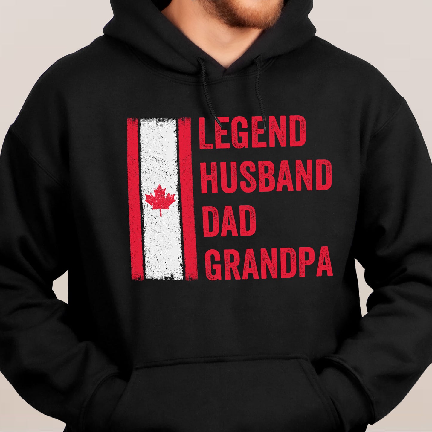 Legend, Husband, Dad And Grandpa Canada Version - Shirt