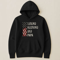 Legend, Husband, Dad And Papa - Shirt