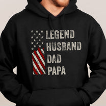 Legend, Husband, Dad And Papa - Shirt