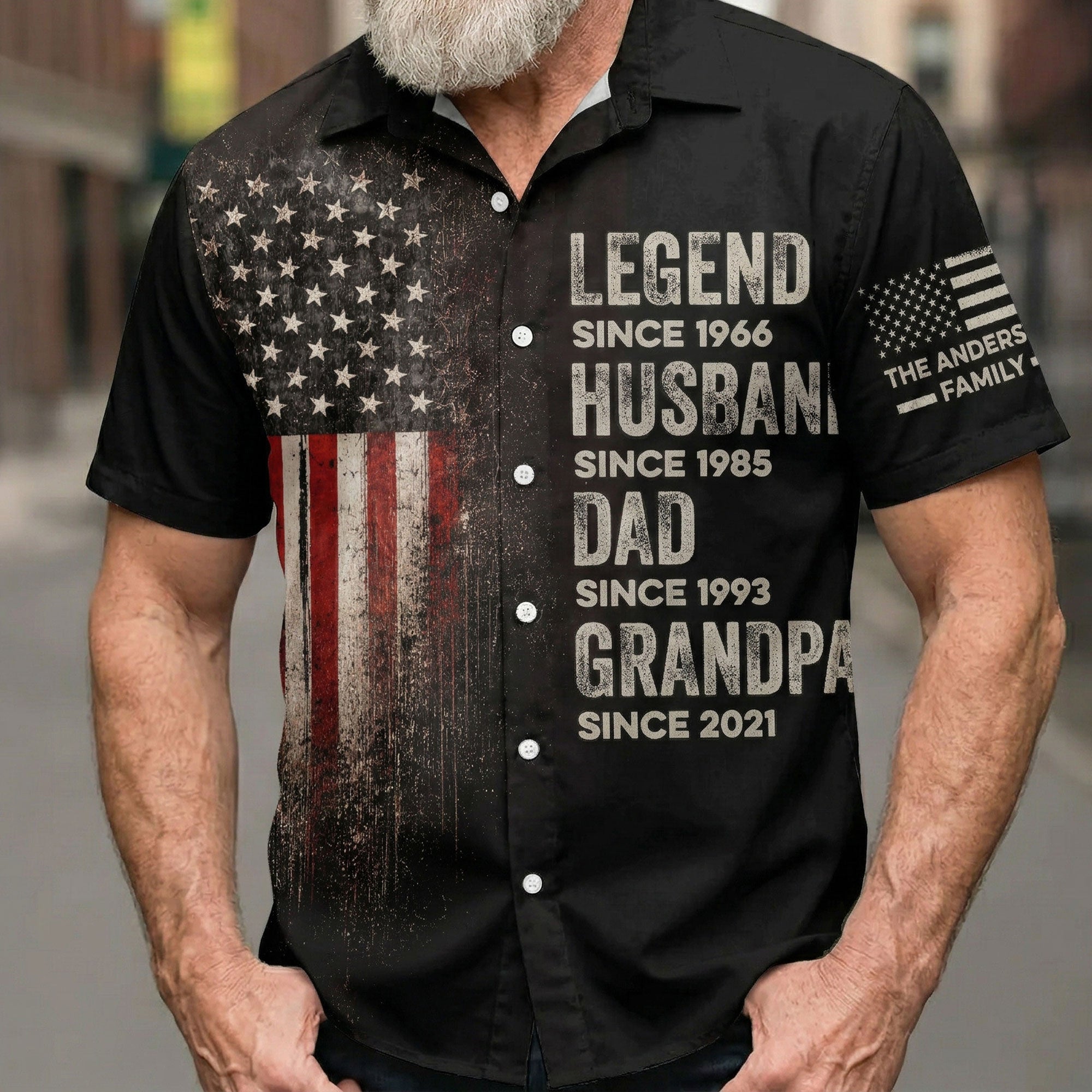 Legend,-Husband,-Dad-And-Grandpa-Custom-Family-Name-Personalized-Hawaiian-Shirt-2