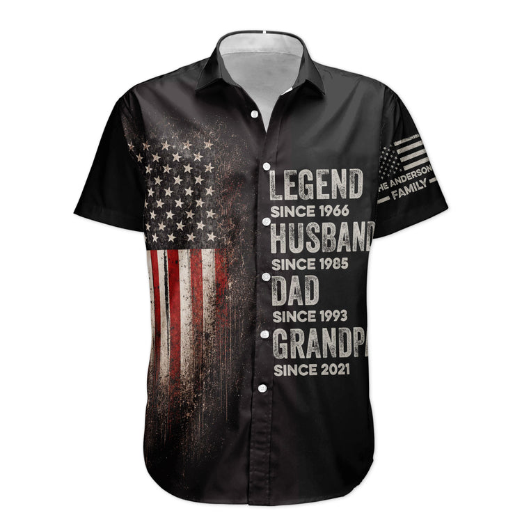 Legend,-Husband,-Dad-And-Grandpa-Custom-Family-Name-Personalized-Hawaiian-Shirt-4