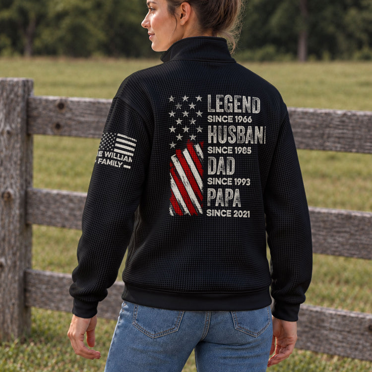 Legend,-Husband,-Dad-And-Grandpa-Custom-Family-Name-Personalized-Sweatshirt-2