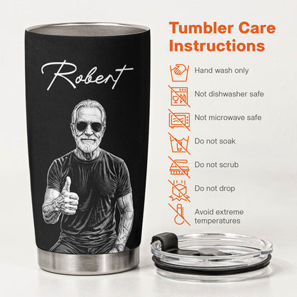 Legend-Husband-Daddy-Grandpa-Sketch-Art-Fathers-Day-Gift-For-Dad-Husband-Grandpa-Personalized-Tumbler-Cup-6