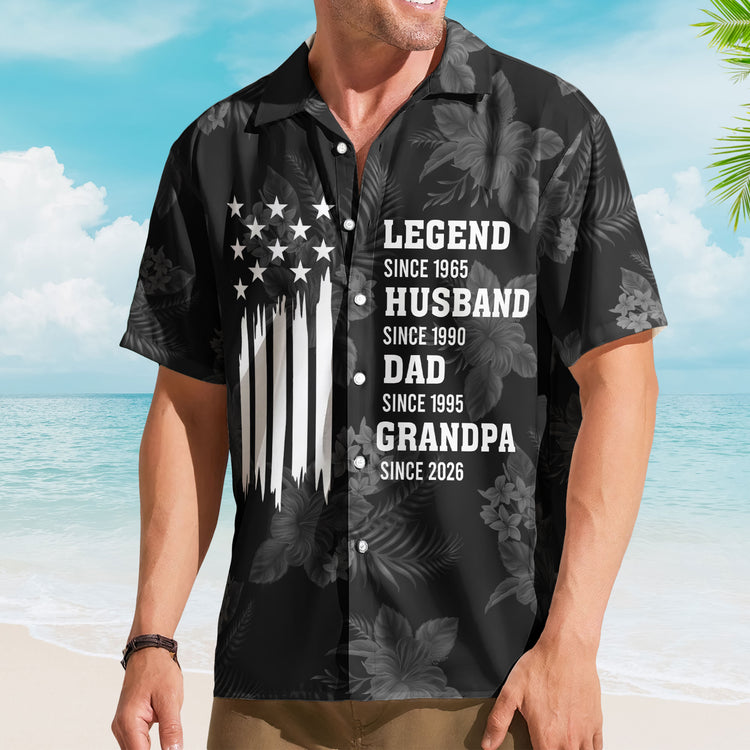 Legend-Husband-Daddy-Grandpa-Summer-Pattern-Personalized-Hawaiian-Shirt-3
