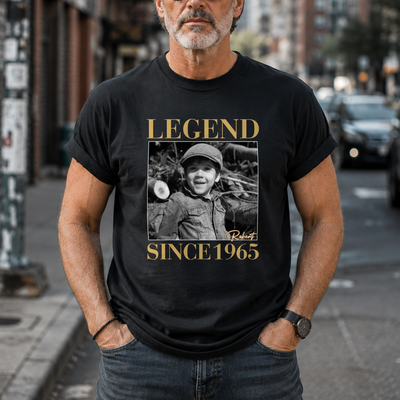 Legend Since Year Custom Photo Shirt - Personalized Shirt