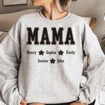 Leopard Border Title For Mom Grandma - Personalized Shirt