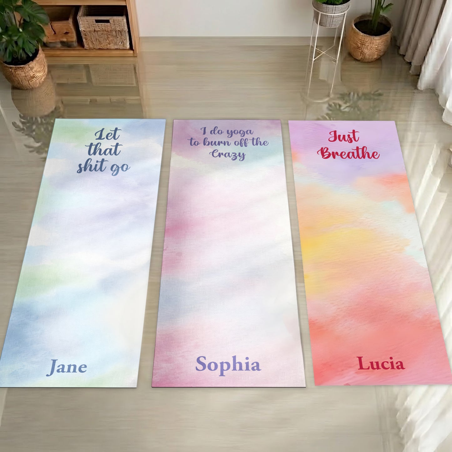 Let That Sh!T Go - Personalized Yoga Mat