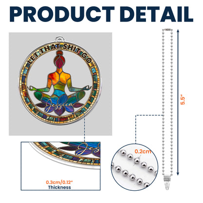Let That Sht Go - Personalized Rear View Mirror Accessory
