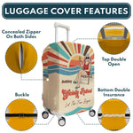 Let The Fun Begin Retirement - Personalized Luggage Cover
