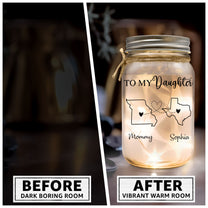 Let The Light Brighten Your Life - Personalized Mason Jar Light