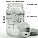 Let The Light Brighten Your Life - Personalized Mason Jar Light