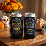 Let'S-Fiesta-Mexican-Florals-Fiesta-Dia-De-Los-Muertos-Personalized-Can-Cooler3