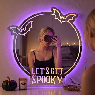 Let's Get Spooky - Personalized LED Mirror