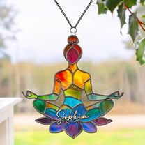 Let-That-Sht-Go-Colorful-Yoga-Personalized-Window-Hanging-Suncatcher-2