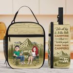 Let’s Sit By The Campfire - Personalized Lunch Bag