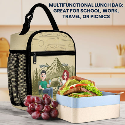Let’s Sit By The Campfire - Personalized Lunch Bag