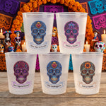 Let's-Fiesta-Mexican-Cinco-De-Mayo-Florals-Fiesta-Dia-De-Los-Muertos-Personalized-Cups