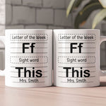 Letter Of The Week F This - Personalized Mug