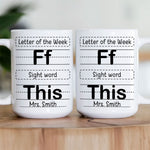 Letter Of The Week F This - Personalized Mug