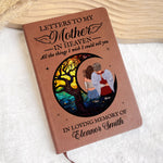Letters To Loved One In Heaven - Personalized Leather Journal