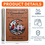 Letters To Loved One In Heaven - Personalized Leather Journal