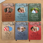 Letters To My Dad - Personalized Photo Leather Journal