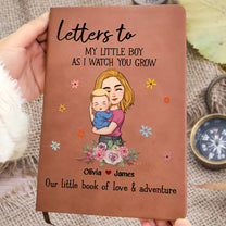 Letters To My Little Kids - Personalized Leather Journal