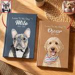 Letters-To-My-Dog-Cat-In-Heaven-Custom-Photo-Watercolor-Personalized-Hardcover-Journal-1