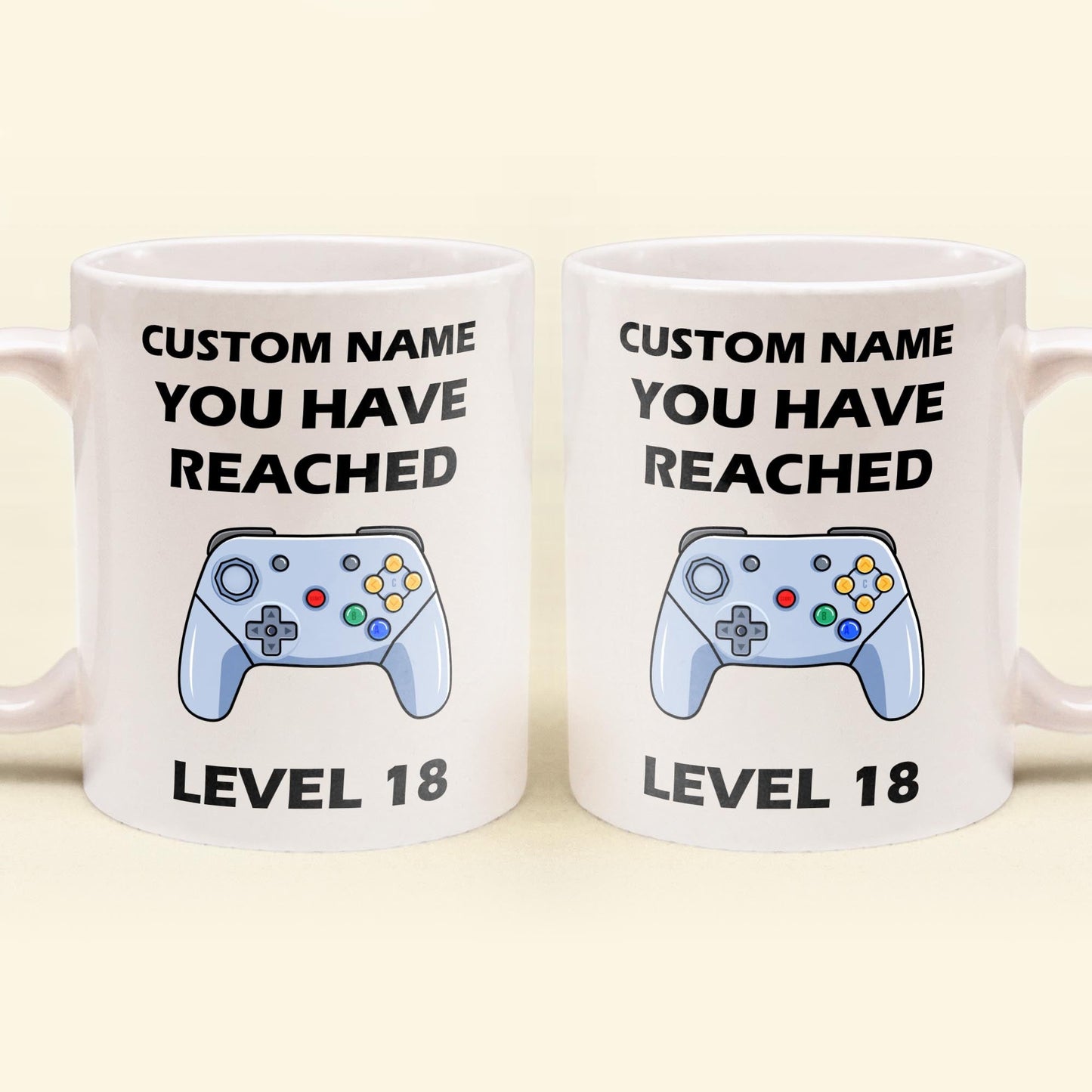 Level  Mug - Personalized Mug - Birthday Gift For Friends And Family