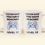 Level  Mug - Personalized Mug - Birthday Gift For Friends And Family