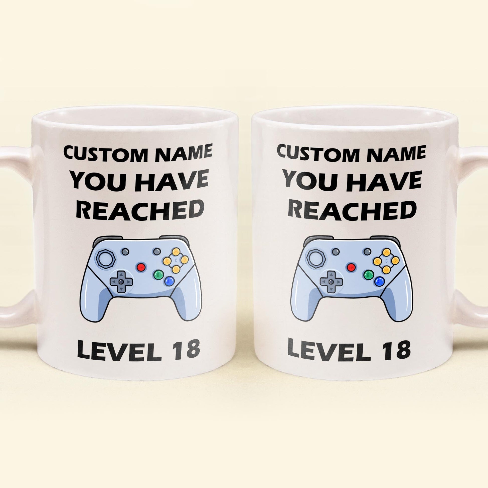 Level  Mug - Personalized Mug - Birthday Gift For Friends And Family