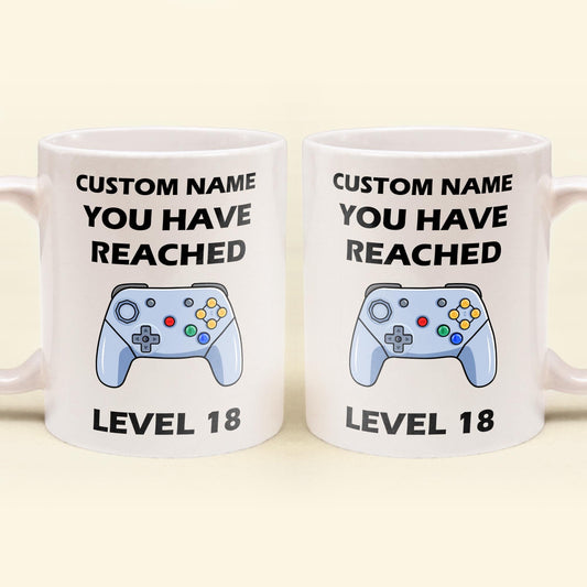 Level  Mug - Personalized Mug - Birthday Gift For Friends And Family