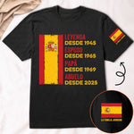 Leyenda Papá Abuelo - Hispanic, Mexico, Puerto Rico, El Salvador, Cuba, Dr - Personalized Shirt