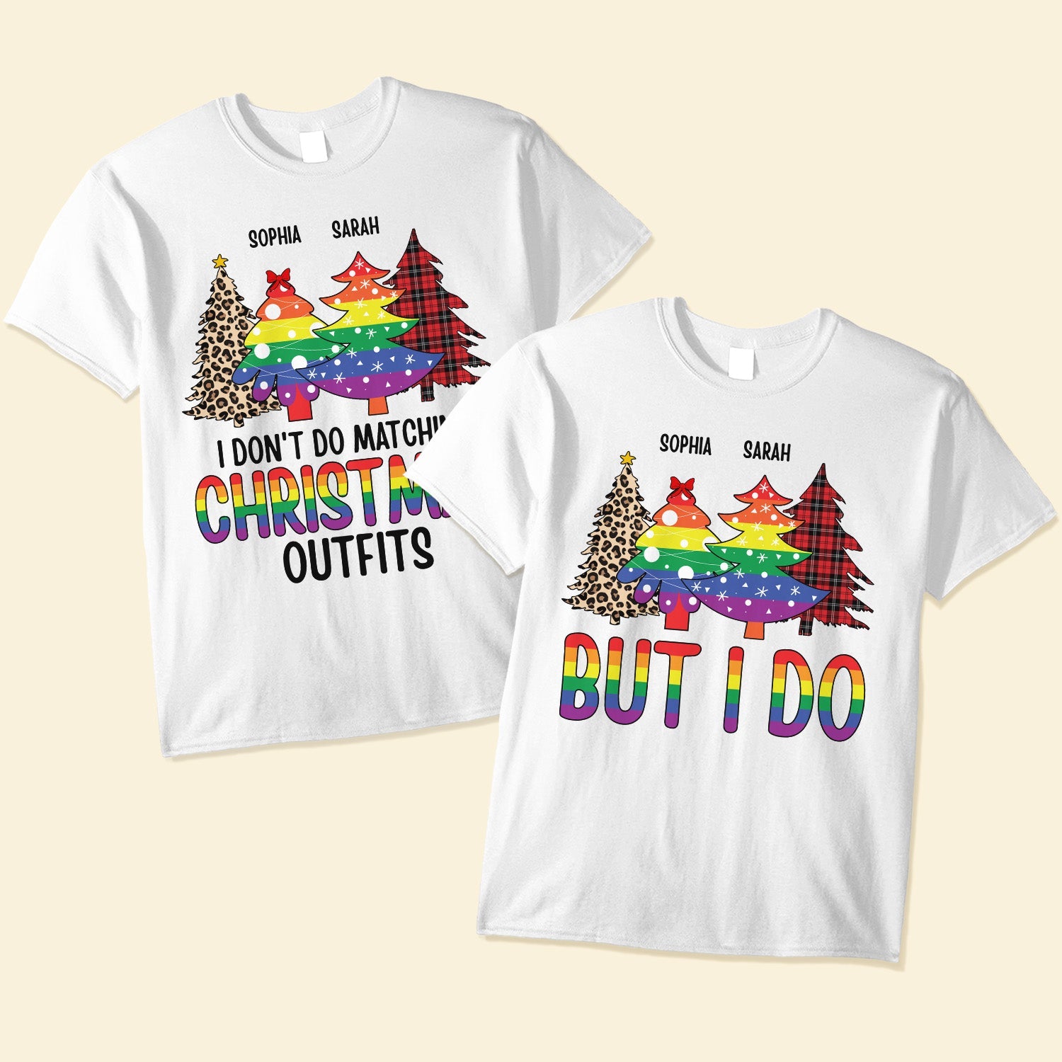 I Don't Do Matching Christmas Couples Matching Unisex Shirt for