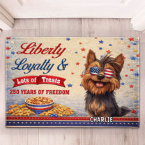 Liberty_Loyalty_Lot_Of_Treats_Personalized_Doormat_2