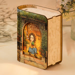 Life Is Better In The Garden - Personalized 3D Wooden Puzzle Night Light